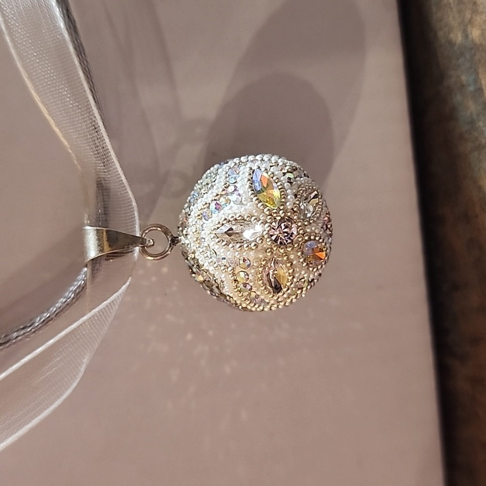 Sphere Mexican Sterling Silver Necklace